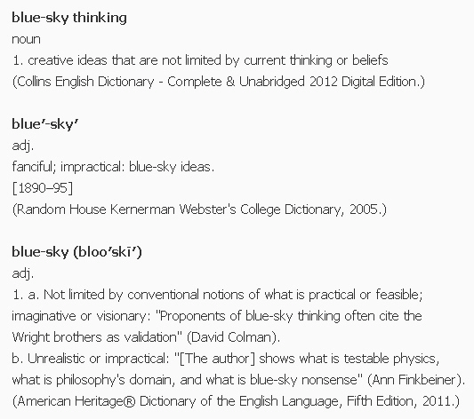 Blue Skies Description