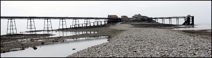 Birnbeck Island seen from the low-tide causeway
