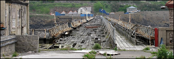 Birnbeck Pier looking from the island